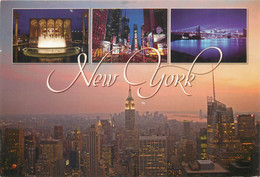 Postcard US NY New York Multi View - Panoramic Views