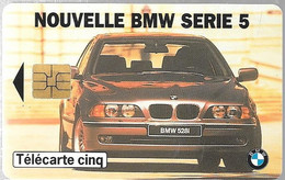 CARTE-PRIVEE-5U-12/95-GN202-SO3.JG-NOUVELLE BMW Serie 5-V°DN°-SérieA 5C017950-Neuve-TBE - - 5 Eenheden