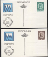 SAN MARINO - 1982 - CP55/CP56 - 200/300 Centenario Degli Interi Postali Sammarinesi - Cartolina - Intero Postale - Nuovo - Enteros Postales