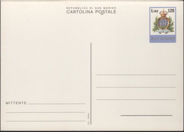 SAN MARINO - 1978 - CP43 - 120 Stemma - Cartolina - Intero Postale - Nuovo - Postal Stationery