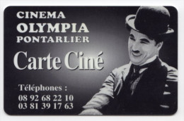 FRANCE CARTE CINEMA OLYMPIA PONTARLIER CHARLIE CHAPLIN - Cine