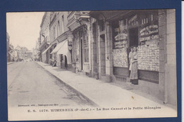 CPA [62] Pas De Calais > Wimereux Commerce Devantute De Magasin De Cartes Postales Deltiologie Métier écrite - Andere & Zonder Classificatie