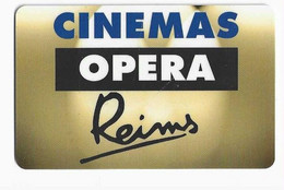 FRANCE CARTE CINEMA  OPERA REIMS - Kinokarten