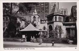 New York City The Little Church Around The Corner 1951 Real Photo - Kirchen