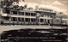 New York Fort Slocum The Chaplain School Administraion Building - Saratoga Springs