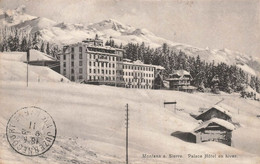 MONTANA S. Sierre - Palace Hôtel En Hiver - 1910 - VENTE DIRECTE X - Sierre