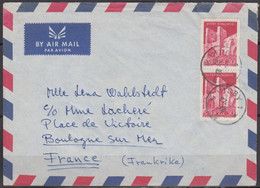 SUEDE Ruines De Visby 30o Lilas-rose Y.T.520 " La PAIRE " Sur Enveloppe De VISBY Pour 62 BOULOGNE Sur MER Le 27 7 1965 - Storia Postale