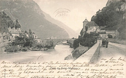 PONT De SAINT-MAURICE - Valais - Carte Précurseur 1902 - VENTE DIRECTE X - Saint-Maurice