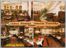 Erlangen - Conditorei Café Altmann Und Restaurant Pfeffermühle Piroschka Mit Ungarischen Spezialitäten - Erlangen
