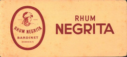 Buvard  Rhum Negrita , Bardinet Bordeaux - Liquor & Beer