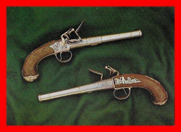 CPSM/gf COLCHESTER (Angleterre) Museum.Pair Of Flintlock Pistol With Silver Mounts 1760...P570 - Colchester