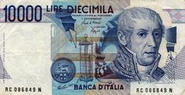 10000 Lire "A.Volta" / P#112b - Signatures: Ciampi Et Speziali Lettre C - 10000 Liras