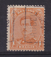 139/38 - Timbre PREO Petit Albert 1 C Orange AUBEL 1919 - Position A - Roller Precancels 1910-19