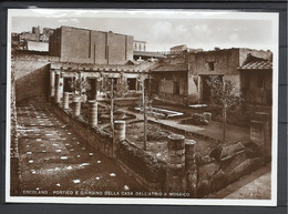 Italy,  Ercolano, Portifico E Giardino Della Casa Dell'atrio A Mosaico, 1937. - Ercolano