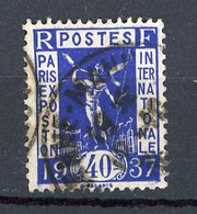 FR - Yv. N° 324  (o) 40c  Exposition 1937  Cote  0,7  Euro BE   2 Scans - Usados