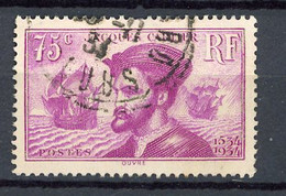 FR - Yv. N° 296  (o)   75c Jacques Cartier  Cote  2,3  Euro BE   2 Scans - Usados
