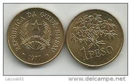 Guinea Bissau 1 Peso 1977.  FAO High Grade - Guinea Bissau