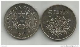 Guinea-Bissau 5 Pesos 1977. KM#20 - Guinea Bissau