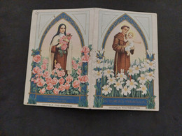 Calendarietto 1938. Il Fede E Popolo. S. Apollinare. Ravenna. Condizioni Eccellenti. Cartoncino 4pg. S. Antonio. - Small : 1921-40