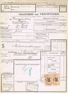 NS Spoorweg Vrachtbrief - Culemborg 1936 35 Cent Geel > PAARTJE Met DROOGSTEMPEL! - Railway