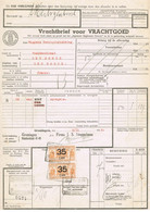 NS Spoorweg Vrachtbrief - Groningen 1936 35 Cent Geel > PAARTJE - Tren