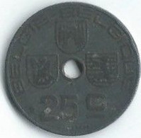 MM166 - BELGIË - BELGIUM - 25 CENTIMES 1944 - 25 Cent