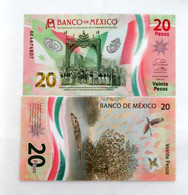 Mexico 20 Pesos 2021 Unc Polymer - Mexico
