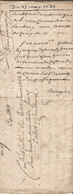 Vieux Papier Du Béarn, 1632, Pierre De Casaux De Boeil Marie L'héritière Jeannette De Camp De Meillon, Généalogie - Historical Documents