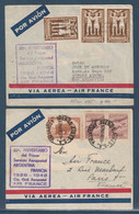 ⭐ Argentine - 20éme Anniversaire Du Premier Service Aéropostal Argentine France Via Air France - 1928 / 1948 ⭐ - Briefe U. Dokumente