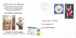 FR-L335 - FRANCE N° 2646 + 2899 Sur Lettre Commerciale Avec étiquette Retour De La Poste 2012 - Covers & Documents