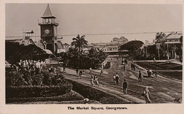 Guiana Georgetown  British Real Photo Market Square - Sonstige & Ohne Zuordnung