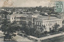 Guiana Georgetown  British Public Buildings  P. Used  To France - Andere & Zonder Classificatie