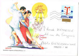 FR-L350 - FRANCE Timbre à Gratter Sur Lettre - Briefe U. Dokumente