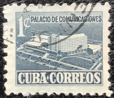 Cuba - C11/53 - (°)used - 1952 - Michel 16 - Communicatiegebouw - Toeslagzegel - Impuestos