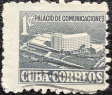 Cuba - C11/53 - (°)used - 1952 - Michel 16 - Communicatiegebouw - Toeslagzegel - Impuestos