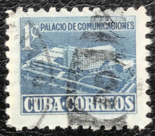 Cuba - C11/53 - (°)used - 1952 - Michel 16 - Communicatiegebouw - Toeslagzegel - Portomarken