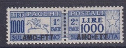 Trieste A, AMG-FTT Pacchi Postali, Sassone 26** Dentellatura A Pettine - Colis Postaux/concession