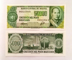 Bolivia 50000 Pesos 1962 Unc - Bolivia