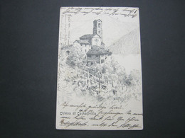 CASTAGNOLA ,  1902  , Schöne Karte   ,    Siehe  2 Abbildungen - Agno