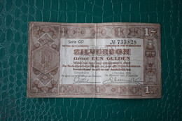 Banknotes  Netherlands 1 Gulden Silver Voucher 1938 - 1 Gulden