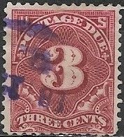 USA 1917 Postage Due - 3c - Red FU - Strafport