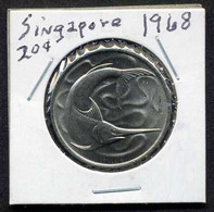 Singapore 1968 20 Cents - Singapour