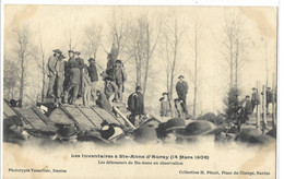 56    STE - ANNE - D' AURAY  14  MARS  1906  LES DEFENSEURS  DE  STE - ANNE  EN  OBSERVATION - Sainte Anne D'Auray