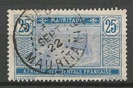 MAURITANIE N° 24 CACHET ALEG - Used Stamps