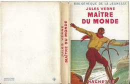 MAITRE DU MONDE  DE JULES VERNE - EDITION BIBLIOTHEQUE DE LA JEUNESSE DE 1948  AVEC JAQUETTE, ILLUSTRATIONS HENRI FAIVRE - Bibliotheque De La Jeunesse