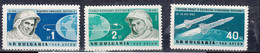 Bulgarije 1962 Mi Nr 1355 - 1357 Ruimtevaart, Space, Wostok 3“ Und „Wostok 4 - Ungebraucht
