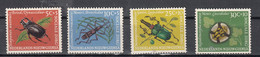 Nederland Nieuw-Guinea 1961 Mi Nr 69 - 72, Kevers, Beetles - Nederlands Nieuw-Guinea