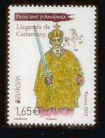 EUROPA 2022. CHARLEMAGNE . Timbre Neuf **  , Haute Faciale - Unused Stamps