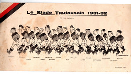 Toulouse (31 Haute Garonne) Bandeau LE STADE TOULOUSAIN 1931-32 (rugby) (CAT4551) - Rugby