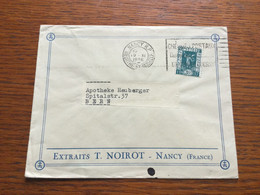HA4641 France 1936 Brief Von Nancy Nach Bern - Cartas